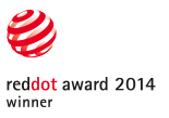 A Red Dot design díj 2014 jelvénye, amit a Nosiboo Pro elektromos orrszívó is megkapott.