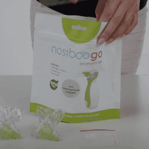 A Nosiboo Go kiegészítő csomag kicsomagolása